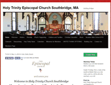 Tablet Screenshot of holytrinitysouthbridge.org